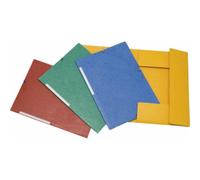 GRAFOPLAS Carpeta de Gomas y Solapas Cartongraf Amarillo (Set de 50)