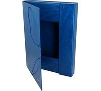 Grafoplas - Carpeta de Proyectos, Lomo 5cm, Cartón Forrado PVC, Azul, Tamaño Folio, Serie Project, Medidas: 32x24 cm, Alta Resistencia al Uso Diario