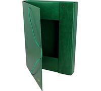 Grafoplas - Carpeta de Proyectos, Lomo 5cm, Cartón Forrado PVC, Verde, Tamaño Folio, Serie Project, Medidas: 32x24 cm, Alta Resistencia al Uso Diario