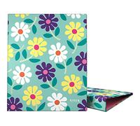 Grafoplás | Carpeta Escolar A4 | 4 Anillas Mixtas 25mm | Colección Elena Corredoira | Flowers | Suave al Tacto | Certificado FSC
