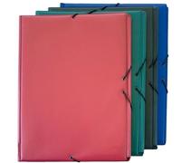 Grafoplas - carpeta escolar granate, pvc, formato folio, tapa dura, tr