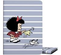 Grafoplas - Carpeta Fundas Plastico A4, Mafalda Boat, 30 Bolsillos