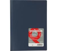 Grafoplas - Carpeta Fundas Plastico, Tamaño Folio, Azul, 30 Forros Polipropileno Transparente, Serie Poliplas Opaco, Fabricados en España, Tapas Flexibles, Perfecta para Archivar Documentos