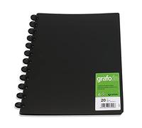 Grafoplas - Carpetas 20 Fundas Extraíbles, Grafo In, A4, Mecanismo de Discos