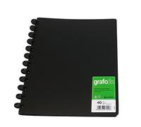 Grafoplas - Carpetas 40 Fundas Extraíbles Grafo In, A4, Mecanismo de Discos