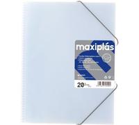 GRAFOPLAS Carpetas a4 20 fundas a4 espiral maxiplas transparente