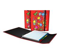 Grafoplas - Colección Katuki Saguyaki Carpeta de 4 Anillas y Recambio, Modelo Lanas, A4