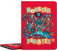 Grafoplas - Coleccion Katuki Saguyaki Carpetas de 30 Fundas Transparentes, Cubiertas de Polipropileno Opaco, Modelo Monster Pirates, A4
