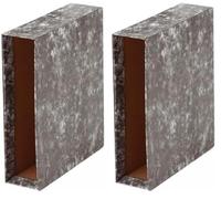 Grafoplas Ecoclassic - Cajetín folio, negro (Paquete de 2)