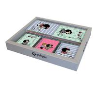 GRAFOPLAS EXPOSITOR 12 CUADERNOS MAFALDA 26 TAMAÑO SURTIDO A6 + A7 MAFALDA