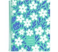 Grafoplas - Libreta Tapa Dura Tamaño Folio, Cuadricula 4x4, Unequal Design