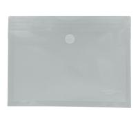 Grafoplas - Pack 5 Sobres Transparentes de Plástico Tamaño Folio + con Fuelle 30mm, Color Natural, 33,5x25cm, Gran Capacidad, Perfecto para Documentos a4 y Folio, Colección Multiline