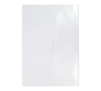 Grafoplas - Pack de 100 Fundas PVC Transparentes 100 µ, Con Corte Diagonal, Para Documentos Tamaño a4, Perfectas para Proteger Archivos Importantes de Manchas y Roturas