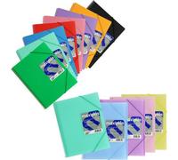 Grafoplas Pack de 12 Carpetas A4 con 40 Fundas y Espiral Maxiplas Surtidas