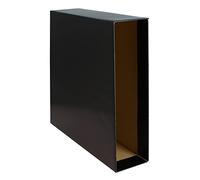 Grafoplas - Paquete de 12 Cajas para Archivador AZ Grafcolor, Tamaño a4, Color Negro, Medidas: 32,7 x 29,4 cm Lomo 8cm, Certificado FSC