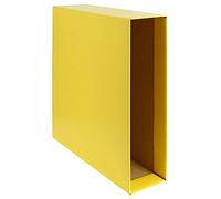 Grafoplas - Paquete de 12 Cajas para Archivador AZ Grafcolor, Tamaño Folio, Color Amarillo, Medidas: 35,5 x 29,3 cm Lomo 8,5cm, Certificado FSC