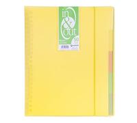 Grafoplas - Separadores para Carpeta de Fundas Extraibles In&Out, A4, 5 Posiciones, Colores Surtidos, 30,5x24cm