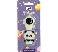 Grafoplas - Set de 2 Sacapuntas Bits&Bobs Astro-Panda, Con Hoja de Acero, Pack Escolar Perfecto para la Vuelta al Cole y para Regalar en Cumpleaños y Fiestas Infantiles