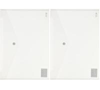 Grafoplas | Sobre Plástico Transparente Cierre Clic | Ecoplás | Tamaño Folio | 33,4x23,5cm | Polipropileno | Perfecto para Documentos Escolares, Domésticos y de Oficina A4 y Folio (Paquete de 2)