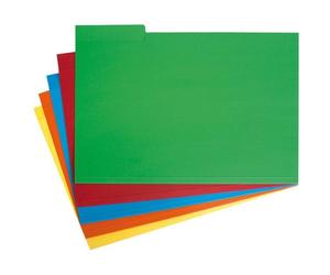 Grafoplás Subcarpeta con Pestaña Lateral Folio Cartulina Naranja Set de 5