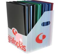 Grafoplás Surtido de 20 Carpetas Poliplás con Fundas Soldadas en Formatos Folio y DIN-A4