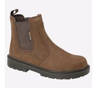 Grafters San Diego Hombre Agua Resistente Trabajo Exterior Botas Seguridad Brown