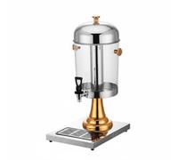 Gralara Dispensador para Zumo con Grifo Gran Capacidad Dispensador de Bebidas con Núcleo de Hielo Mantiene el Frío Barril para Zumo Soporte