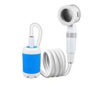 Gralara Ducha Portátil Eléctrica Mano Recarga USB Ducha Portátil con Bomba Agua Compacta Ligera para Viajes, Exteriores, Dormitorios Universitarios, 2-Ajustes