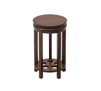 Gralara Macetas Redondo Soporte para Esquinas, Recibidor , 茶色小号花台 , 32 32 55 Cm