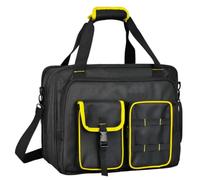 Gralara Maletín Portaherramientas con Correa Hombro Multiusos Bolsa Trabajo con Organizador Interno Acolchado para Electricistas