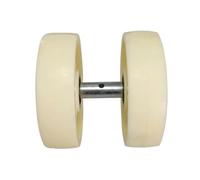 Gralara Rodillo Nylon con Rodamiento Universales Rueda Silenciosas Ruedas para Fábricas, Rueda De Nailon Grande, Ensamblaje De Rueda De Nailon Grande