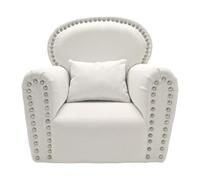 Gralara Sofá Fotografía Props Sillón Mini Bebé Cojín Posa Almohada Materiales Seleccionados Diseño Adecuado para Fotografía Infantil Familia, Blanco