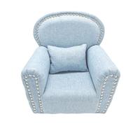 Gralara Sofá Fotografía Props Sillón Mini Bebé Cojín Posa Almohada Materiales Seleccionados Diseño Adecuado para Fotografía Infantil Familia, Azul