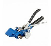 Gralara Tensadora Bridas Metálicas Ergonómicas Tensor Fleje Acero Inoxidable Precisa Tensor Fleje Acero para Instalaciones, Azul, Herramienta De Sujeción De Cables Tipo Trinquete Azul