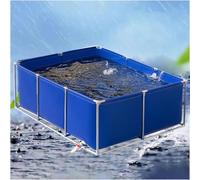 Gran Estanque Exterior para Peces con válvula de Drenaje, Estanque de Lona para Peces. Piscina de Acuario de Lona de PVC - Estanques multifuncionales Resistentes a desgarros con válvula de d
