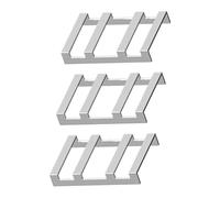 Gran Hebilla Barra Piscina 3 Piezas Conector Metálico Resistente | Hebilla Para La Cubierta De Seguridad De Piscina Enterrada Para Jardín Patio Césped Hogar Traspatio Exterior