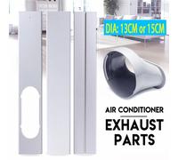 Gran oferta, Kit de ventana de aire acondicionado portátil ajustable, placa deslizante, protector contra el viento o conector adaptador de ventana de 1 Uds. DIA13cm