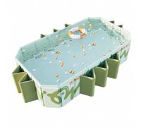 Gran Piscina Desmontable Rectangular Familiar para Jardín Exterior | Piscina Rígida No Inflable con Paredes Estables para Niños y Adultos(260cm/102in)