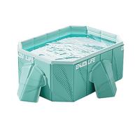 Gran Piscina Desmontable Rectangular para Familia y Jardín Exterior | Piscina Portátil con Paredes Resistentes para Niños y Adultos en Verano(Purple,1.5m/59in)