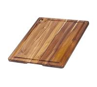 Gran tabla de cortar rectangular con canal
