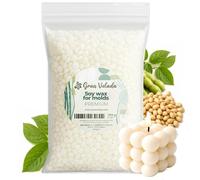 Gran Velada - Cera de Soja para Moldes 5 Kg | Cera Natural de Origen Vegetal para Velas Caseras | Vegana para Moldes y Figuras Decorativas | Alto punto de fusión