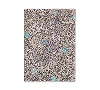 Granada Turquoise (Moorish Mosaic) Midi Unlined Journal: Flexi softcover, 100 gsm, ribbon marker, memento pouch, book edge printing, no closure