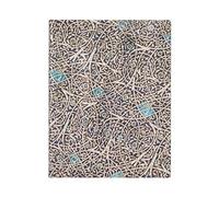 Granada Turquoise (Moorish Mosaic) Ultra Unlined Journal: Flexi softcover, 100 gsm, ribbon marker, memento pouch, book edge printing, no closure