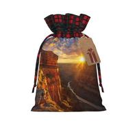 Grand Canyon - 1 bolsa de Navidad con cordón de 8.3 x 11.8 pulgadas, bolsa robusta para regalos y artículos esenciales de uso diario