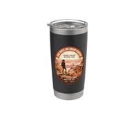 Grand-Canyon-Bright-Angel-Trail - Senderismo Mujer Vaso térmico de acero inoxidable de doble pared