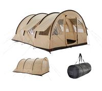 Grand Canyon HELENA 5 - carpa túnel para 5 personas | carpa familiar/de grupo con dos zonas de dormir | Mojave Desert (beige)