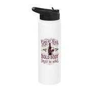 Grandes Piernas Cuerpo audaz Debe Ser Wine Vino Lover Stainless Steel Insulated Water Bottle