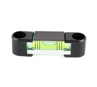 Grano de nivel de burbuja horizontal de plástico verde 15x15x40mm para cilindro para herramienta de nivelación de alcohol con imán opcional (3 cables con imán)