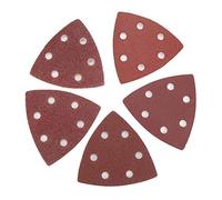 Granos de 100 unids 80 mm Papel de Lija Triangular + 1 Almohadilla de para Herramienta multifunción oscilante Fein de