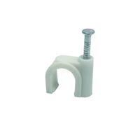 Grapa plastica cable redondo 7mm caja 200 unid.
